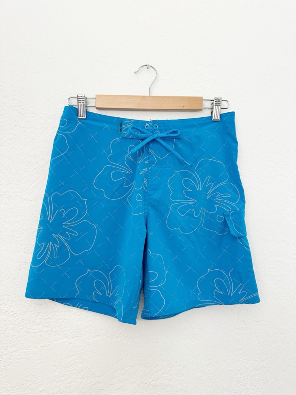 Vintage Raya Sun Contemporary Swim Trunks Womens Boardshorts Y2K 90s Blue Size S